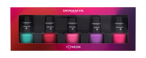 Dermacol Neon Nail Polish Set 2022