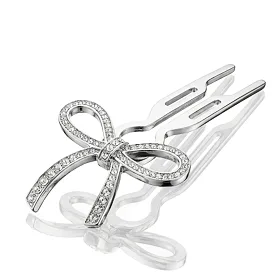 Fiona Franchimon Nº 1 Hairpin Crystals By Swarovski (White Gold Finish) 1 ks