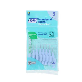 TePe Extra Soft mezizubní kartáčky 3 modré (0,6 mm) 8 ks