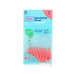 TePe Extra Soft mezizubní kartáčky 2 červené (0,5 mm) 8 ks