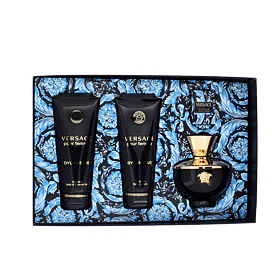 sada Versace Pour Femme Dylan Blue Parfémovaná voda 100 ml + Parfémovaná voda 5 ml + Sprchový gel 10