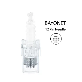 BBmessopen náhradní sterilní hlavice k Electric Microneedling Pen 12 jehel (vnitřní závit) 1 ks