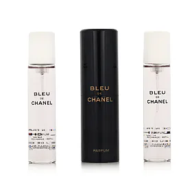 Chanel Bleu de Chanel Parfém kapesní sprej plnitelný 20 ml + Parfém náplň 2 x 20 ml M