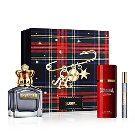 Jean Paul Gaultier Scandal Pour Homme EDT 100 ml + EDT MINI 10 ml + DEO ve spreji 150 ml M