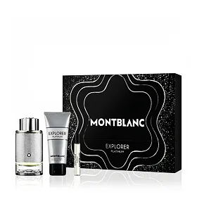 Montblanc Explorer Platinum EDP 100 ml + EDP MINI 7,5 ml + SG na tělo i vlasy 100 ml M