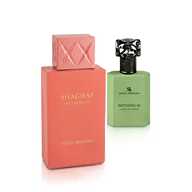 Swiss Arabian Shaghaf Nectar Blush Extrait de Parfum Patchouli 01 50 ml + EDP Shaghaf 75 ml UNISEX