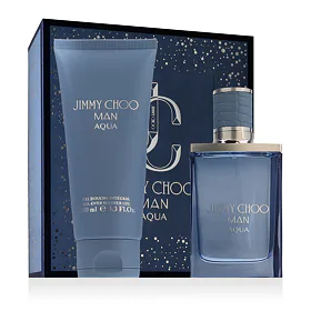 sada Jimmy Choo Jimmy Choo Man Aqua Toaletní voda 50 ml + Sprchový gel 100 ml